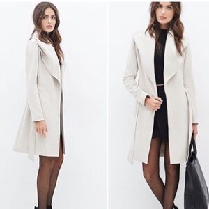 Forever21 Wrap Shawl Trench Coat, small